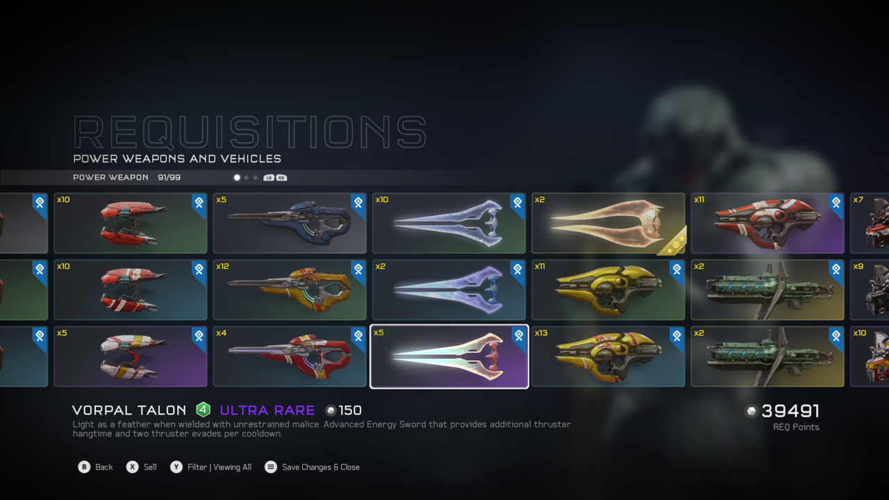 halo 5 weapons and vehicles